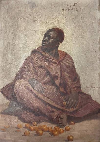 vendeur d'oranges peint par albert gautier