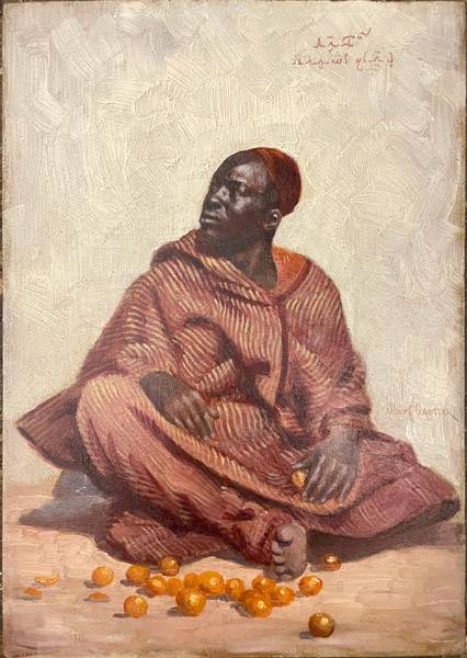 vendeur d'oranges peint par albert gautier2